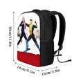 thumbnail image 3 of Invincible School Backpack Cool Superhero School Bags for Teens Black 12", 3 of 7