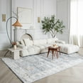 thumbnail image 2 of Rug Branch Atlas Scandinavian Indoor Area Rug, Blue , Distressed - Living Room, Bedroom, Dining Room, and Kitchen, 2 of 4