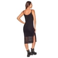 thumbnail image 3 of Vestido tipo crochet Ilusión 82056 negro G, 3 of 3