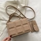 thumbnail image 3 of Nuevo bolso de hombro de moda de cuero artificial, bolso cuadrado pequeño con forma de rombo, 3 of 5