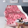 thumbnail image 6 of Kirby Blanket Super Soft Cozy Throw Blanket Fuzzy Comfy Flannel Blanket Warm Plush Blankets For Couch, Sofa, Bed 60"X50", 6 of 6