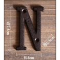 thumbnail image 4 of Placa de puerta con letras para montar en la pared, etiqueta para exterior AHORA, 4 of 9