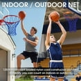 thumbnail image 6 of Cannon Sports Heavy Duty Basketball Net Replacement - 21 Inches - 12 Loop Standard Size - Weather Resistant for Indoor/Outdoor Courts - Fits All Standard Rims (Blue), 6 of 7