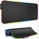 thumbnail image 1 of Alfombrilla de ratón para juegos Rgb, alfombrilla de ratón y teclado de computadora grande extra extendida LED suave, base de goma antideslizante impermeable para jugadores (31,5 x 15,7 pulgadas) Feliz Sencillez, 1 of 5