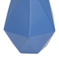 thumbnail image 6 of CosmoLiving by Cosmopolitan 12", 10"H Geometric Blue Metal Vase, Set of 2, 6 of 9