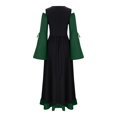 thumbnail image 4 of FcBaudy Robes pour Femmes, Robes d'Été pour Femmes Médiévales Européennes et de Cour Coupe Ajustée à Lacets Ourlet Grand Robe Patchwork Ensemble Robe Femme, 4 of 6