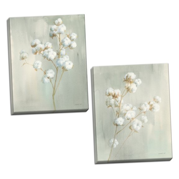 Gango Home Decor Contemporary Summer Harvest I & Summer Harvest II by Danhui Nai (Ready to Hang); Two 16x20in Hand-Stretched Canvases