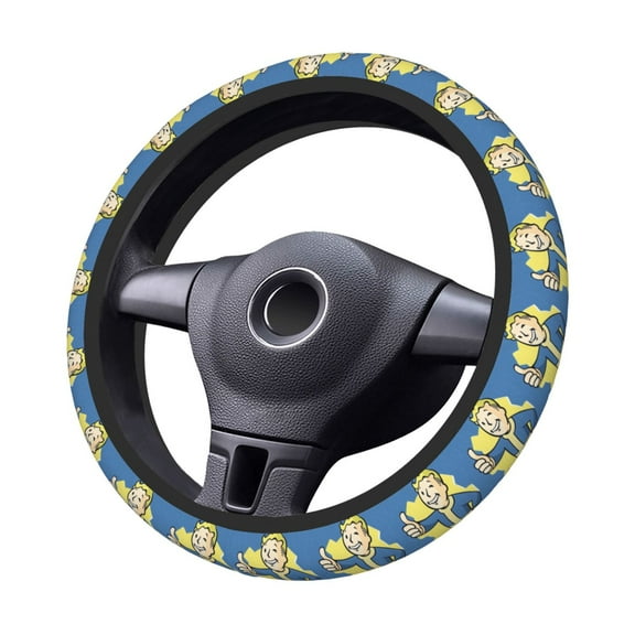 Fall-Out Steering Wheel Cover Elastic Stretch Breathable Vehicle Steering Wheel Protector Car Interior Accessories