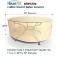 thumbnail image 3 of Budge Large Tan Patio Round Table Cover, StormBlock™ Savanna, 3 of 9