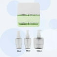 thumbnail image 2 of Conjunto de Contenedores de Viaje de 3 Piezas Unique Bargains Botellas de Viaje Reutilizables Verde, 2 of 6