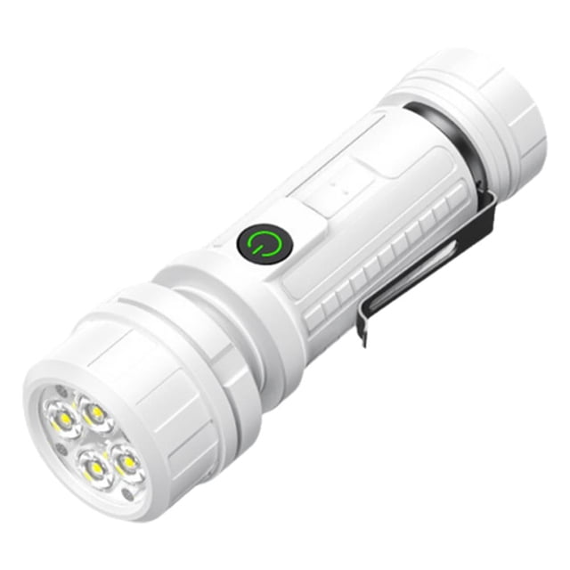 Blarkrus Projecteur de Recherche à DEL Puissant et Chaud Lampe de Poche Projecteur Rechargeable par USB