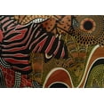thumbnail image 5 of oneOone Cotton Silk Olive Green Fabric Abstracts Sewing Craft Projects Fabric Prints By Yard 42 Inch Wide, 5 of 6