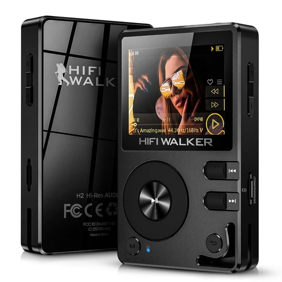 Reproductor MP3 HIFI WALKER H2 128 GB Bluetooth 5.2 Hi-Res Music