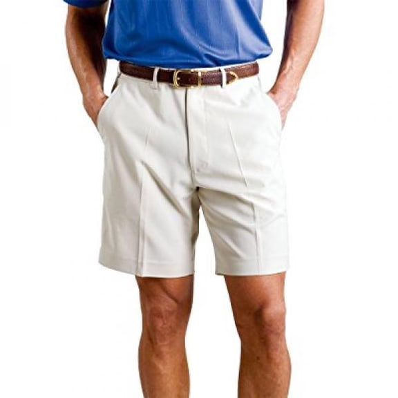 Monterey Club Mens Fairway Classic Shorts #1844 (Stone, Size:38)