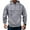 Light Gray #44, variant on Dresfit Men's Quarter Zip Hoodies Hooded Tactical Sweatshirts Fleece Long Sleeve Outdoor Pullover Fall Winter Multi Pockets Zipper Cargo Tops Dark Gray XL