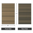 thumbnail image 2 of KUETH 5'x 8' Outdoor Waterproof Rug Camping Mat Patio Carpet,Black&Brown, 2 of 5
