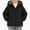 Black, variant on ITSAME Boys Fleece Lined Hooded Puffer Jacket (2-9) Zip Up Long Sleeve Winter Warm Coat with Pockets Size 4T