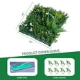 thumbnail image 6 of Danolapsi Artificial Grass Wall Panels,20"x 20" Artificial Plant Wall Panels Fake Greenery Leaf Hedge for Outdoor,Indoor,12 Pack, 6 of 6