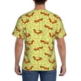 thumbnail image 2 of Rocae Floral Squirrel for Men's Moisture-Wicking Crew Tee - T-Shirt for Sports, Outdoor Activities, and Casual WearLarge, 2 of 9