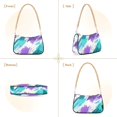 thumbnail image 7 of FORMRS Womens Shoulder Bag with Chain Strap Clutch Purse Cute Tote Handbag, Green Drawing, 7 of 7
