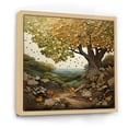 thumbnail image 2 of Designart "Green Oak Tree Of History III" Landscapes Floater Framed Wall Decor, 2 of 7
