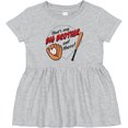 thumbnail image 3 of Inktastic That's My Big Brother out There Baseball Girls Baby Dress, 3 of 5
