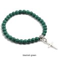 thumbnail image 1 of maskred Adjustable Cross Pendant Bracelet Gift For All Occasions Wide Application Cross Pendant Bracelets blackish green 1Set, 1 of 6