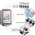 thumbnail image 5 of Valentine''s Day Shower Curtain Loads Of Love Shower Curtains for Bathroom Decor Truck With Pink Hearts Black Buffalo Check Plaid Bath Curtains Sets for Valentines Day Waterproof Small Stall 36" X 72", 5 of 6