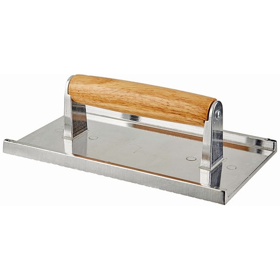 Winco SWA-5 Cast Aluminium Steak Weight, 5.25-Inch by 9-Inch