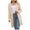 Beige, variant on Lindreshi Cardigan Sweaters for Women Lightweight Women's Fashion Top Cardigan Pocket Medium and Long Term Outwear Long Sleeve Coat