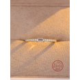 thumbnail image 2 of 1pc Simple 925 Silver Ring With Stone And 18k Gold Plating, Ideal For Women's Everyday, Vacation And Dating Wear, Gift, 2 of 5