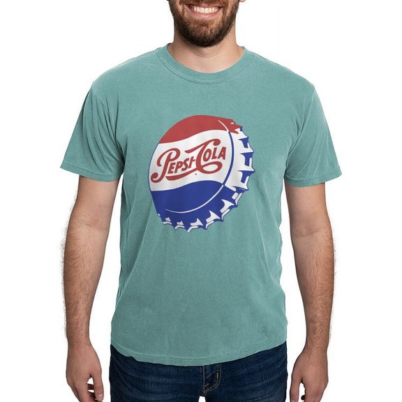 CafePress - Pepsi Bottle Cap - Mens Comfort Colors Shirt