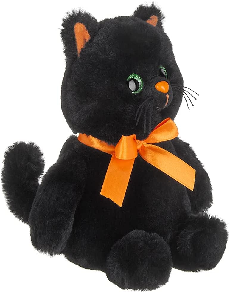 1O" MIDNIGHT MAGIC BLACK CAT*Bearington Stuff Teddy Bear*NEW*Halloween*181328 