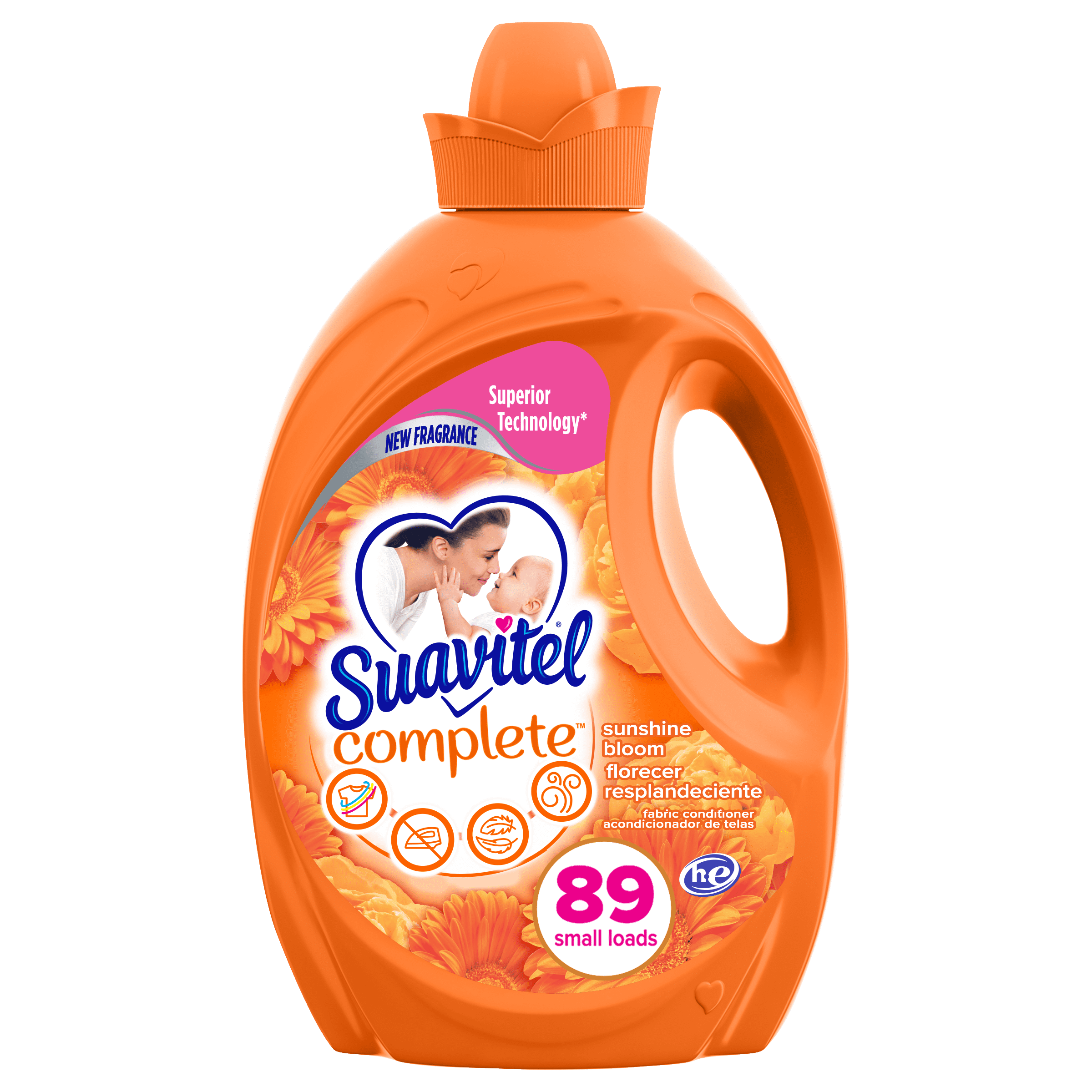 Suavitel Complete Fabric Softener, Sunshine Bloom, 89 Small Loads