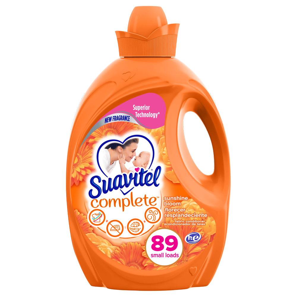 Suavitel Complete Fabric Softener, Sunshine Bloom, 89 Small Loads