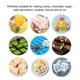 thumbnail image 2 of Moyic Molde de silicona para pasteles, 126 rejillas, educativo, seguro, DIY, antiadherente, Flexible, suave, molde para cubitos de hielo de Chocolate, Herramientas y accesorios para hornear Moyic HA021866-00, 2 of 6