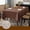 Coffee, variant on Cterwk Linen Tablecloth Rectangle Waterproof Table Cover Farmhouse Table Cloth for Dining Christmas Weddings Birthday Party, 51" x 51"