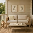 thumbnail image 6 of Creative Products Herringbone Print Yellow 18 x 18 Indoor / Outdoor Pillow, 6 of 8