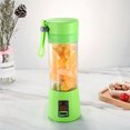 thumbnail image 2 of Portable Mini Blender,Smoothie Blender-Two Blades, Mini Travel Personal Blender with USB Rechargeable Batteries,Household Fruit Mixer,Detachable Cup,USB Juicer Cup(Green), 2 of 7