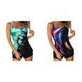 thumbnail image 1 of (2-Pack) Rinsvye Women'S High Waist Printed Tankini Swimsuit With Adjustable Straps And Removable Cups Two Piece Set For Swimwear Beach Pool Summer Outfit, 1 of 5