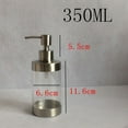 thumbnail image 4 of Distributeur de Savon Transparent 350ml Bouteille à Pompe de Comptoir, 4 of 6