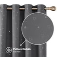 thumbnail image 3 of Deconovo Thermal Insulated Grommet Blackout Curtains for Bedroom 52 x 84 inch Dark Gray 2 Panels, 3 of 4