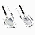 thumbnail image 2 of MERRYHAPY 1Pcs Handheld Gardening Spade Flower Planting Tools Stainless Steel Design, 2 of 8