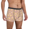 thumbnail image 4 of Cauagu Cute Bee Print Boxer Briefs for Men,Comfortable Breathable Men's Underwear Moisture Wicking Underpants -Medium, 4 of 8