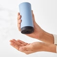 thumbnail image 4 of 2 Pack Refillable Dish Washing Liquid Dispenser, Soap Dispenser Dishwashing Liquid Dispenser for Kitchen Sink & Bathroom Counter Squeeze Dispenser Empty Dish Liquid and Hand Soap Container Blue, 4 of 5