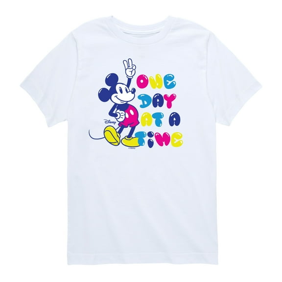 Disney - One Day At A Time - Youth Short Sleeve Graphic T-Shirt