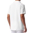 thumbnail image 3 of CAMISA DE LINO INSPIRADA PARA HOMBRES CON CUELLO CAMP, MANGA CORTA, BOTONES, CAMISA DE VERANO DE PLAYA L BLANCA, 3 of 6