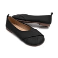 thumbnail image 2 of Meckior Women's Flats Shoes Comfortable PU Leather Slip On Round Toe Ballet Flats Casual Dress Flat Shoes for Walking, 2 of 8