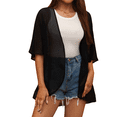 thumbnail image 3 of Blusa Informal Holgada con Mangas Abullonadas y Estampado Floral para Mujer Negro XL, 3 of 10