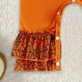 thumbnail image 5 of Gvdentm Baby Cherry Girls Romper Jumpsuits One Piece Clothes Fall Cute Clothing(Orange,12-18 Months), 5 of 8